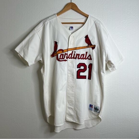 Authentic Vintage St. Louis Cardinals Cipriani 21 Baseball Jersey - Size 48 - Picture 2 of 13